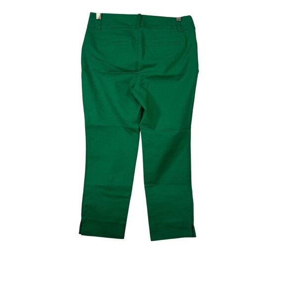 Loft Womens Curvy Green Pants Size 0P Cotton Rayon Spandex Blend - Picture 3 of 6